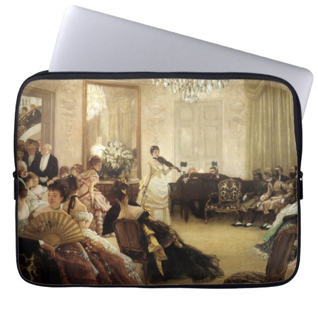 Funda Para Portátil Silencio, el concierto por el Bello Artes de James (Frente)