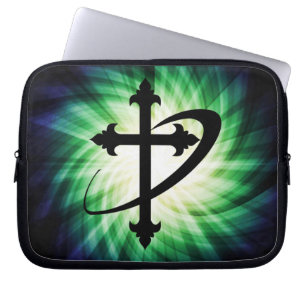 Funda Para Portátil Silhouette cruzada; brillante