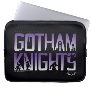 Funda Para Portátil Silhouettes de los Caballeros Góticos en su título