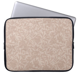 Funda Para Portátil Silhouettes florales mocha mousse caliente que