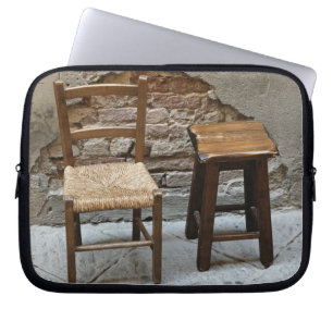 Funda Para Portátil Silla pequeña y taburete, Pienza, Italia