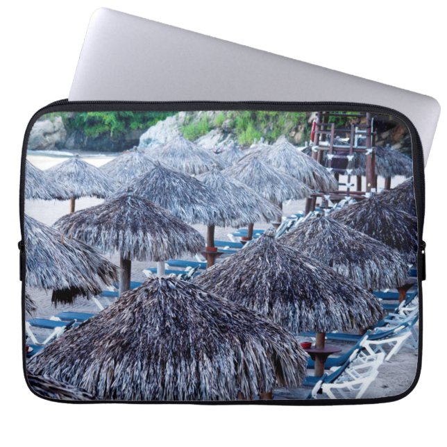 Funda Para Portátil Sillas y refugios de playa (Frente)