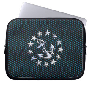 Funda Para Portátil Silver Yacht Flag