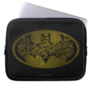 Funda Para Portátil Símbolo de Batman   Calaveras con el logotipo del 