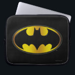 Funda Para Portátil Símbolo de Batman | Logotipo de degradado ovalado<br><div class="desc">Batman Hyperdrive</div>