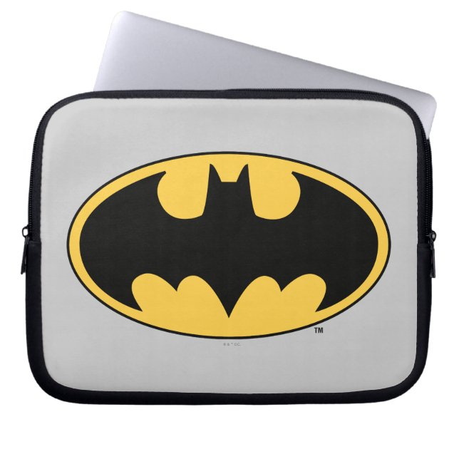Funda Para Portátil Símbolo de Batman | Logotipo Oval (Frente)