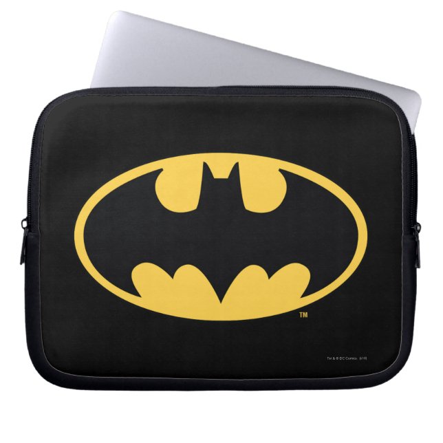 Funda Para Portátil Símbolo de Batman | Logotipo Oval (Frente)