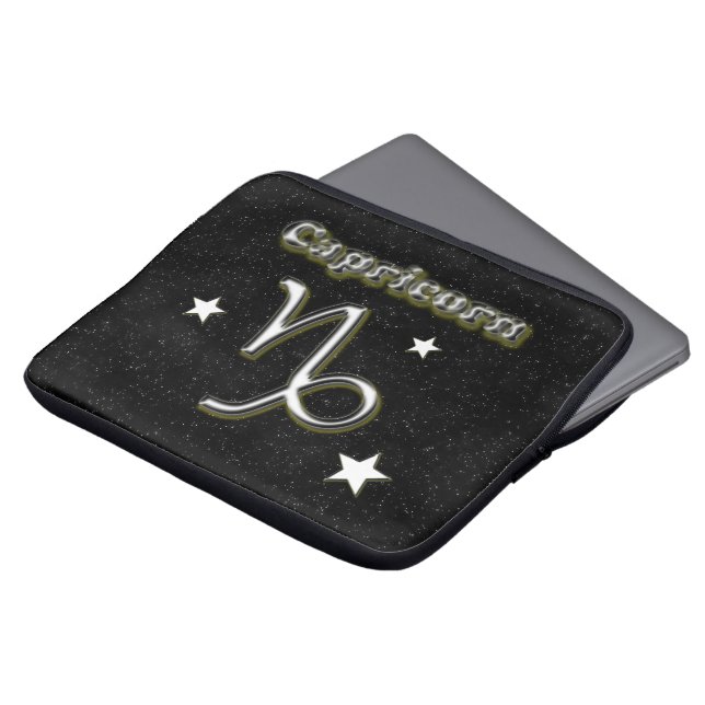 Funda Para Portátil Símbolo de capricornio (Superior anverso)
