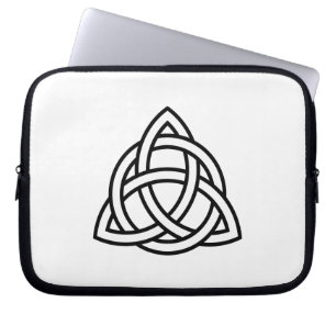 Funda Para Portátil Símbolo de triquetra de Knot de la Trinidad celta