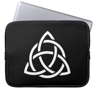 Funda Para Portátil Símbolo de triquetra de Knot de la Trinidad celta