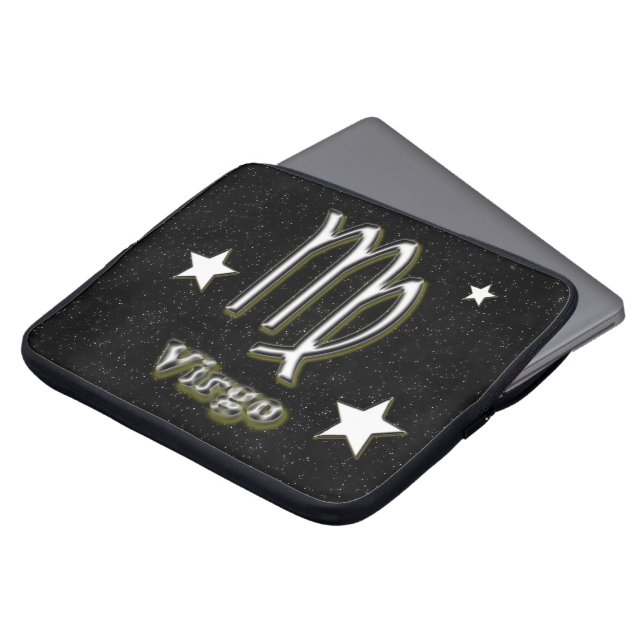 Funda Para Portátil Símbolo de virgo (Superior anverso)