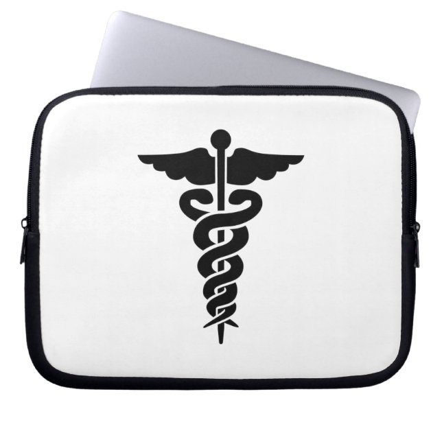 Funda Para Portátil Símbolo médico (Frente)