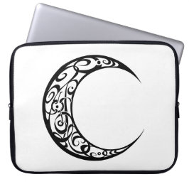 Funda Para Portátil Símbolo tribal de luna personalizado
