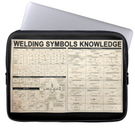 Funda Para Portátil símbolos de soldadura conocimiento regalos para so