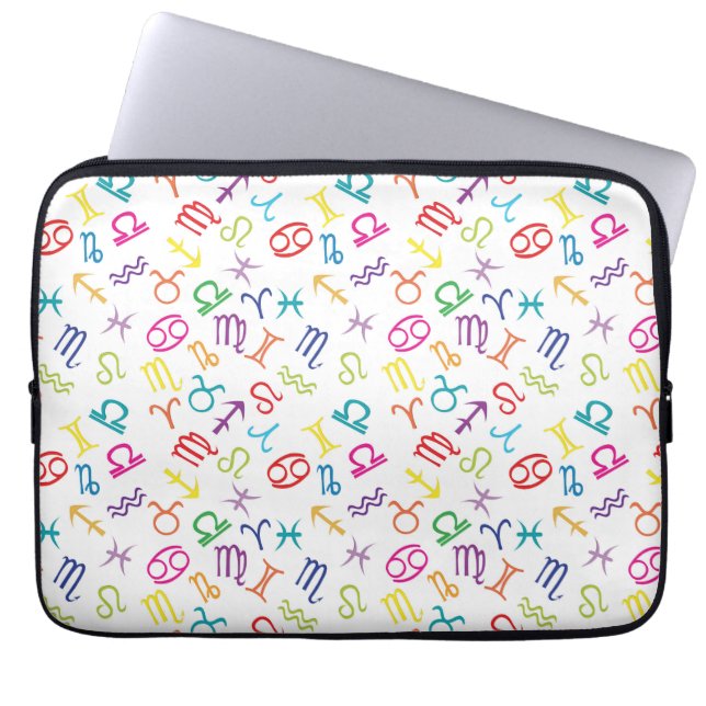 Funda Para Portátil Símbolos del horóscopo  (Frente)