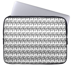 Funda Para Portátil símbolos Om al estilo tibetano