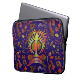 Funda Para Portátil Simetría simétrica psicodélica arte abstracto