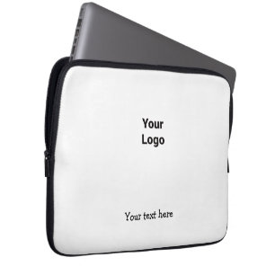 Funda Para Portátil Simple y minimalista logotipo personalizado elegan
