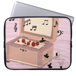 Funda Para Portátil Sinfonía de Ballerina en una caja - Arte Ballerina