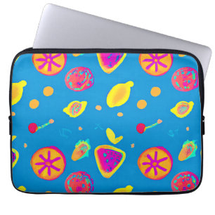Funda Para Portátil Sinfonía del patrón de neón colorido