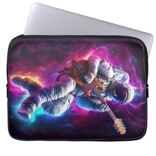 Funda Para Portátil Sinfonía del vacío   Astronauta Neon Cyberpunk