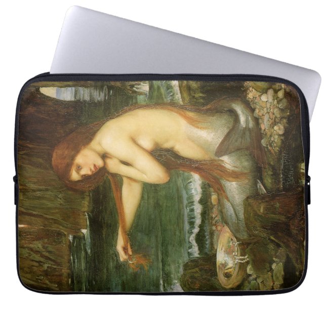 Funda Para Portátil Sirena de John William Waterhouse (Frente)
