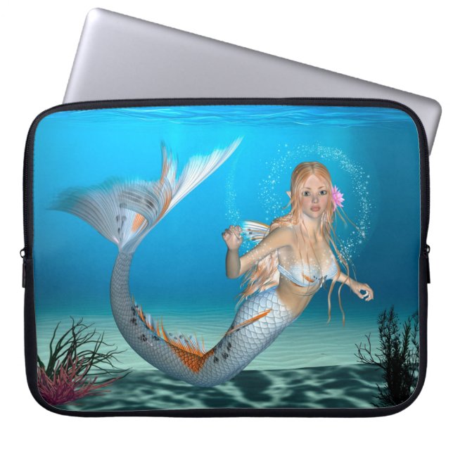 Funda Para Portátil Sirena Encantadora (Frente)