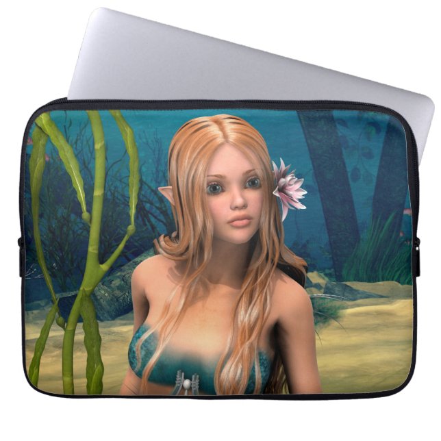 Funda Para Portátil Sirena Encantadora (Frente)