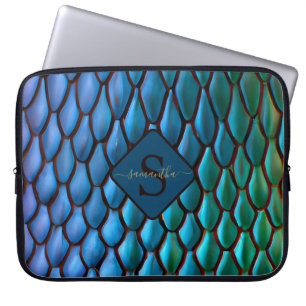 Funda Para Portátil Sirena iridiscente cuelga dragón balancea