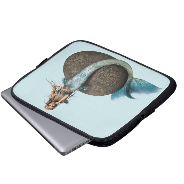 Funda Para Portátil Sirena Triste (Inferior anverso)