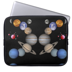 Funda Para Portátil Sistema solar del espacio de la manga del portátil