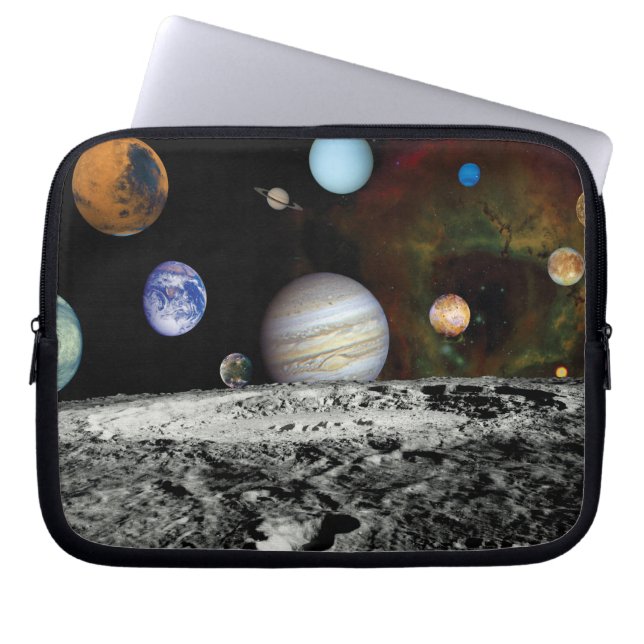 Funda Para Portátil Sistema solar Imágenes de Voyager Montaje de fotos (Frente)