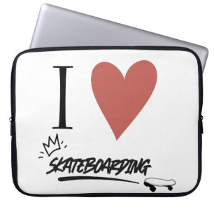 Funda Para Portátil Skateboard Moderno Me encanta el patinaje Funda-Ma