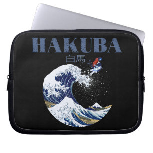 Funda Para Portátil Ski HAKUBA, arte japonés vintage