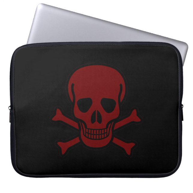 Funda Para Portátil Skull and Bones (Frente)