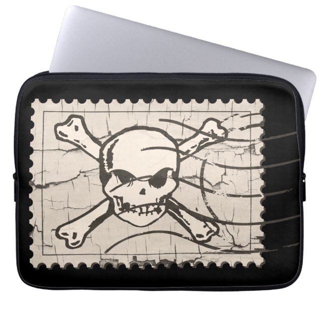 Funda Para Portátil Skull Stamp (Frente)