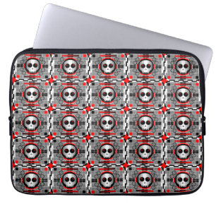 Funda Para Portátil Skull TV Múltiples neoprenos de la manga de la lap