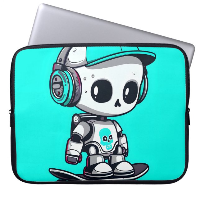 Funda Para Portátil SkullBot (Frente)
