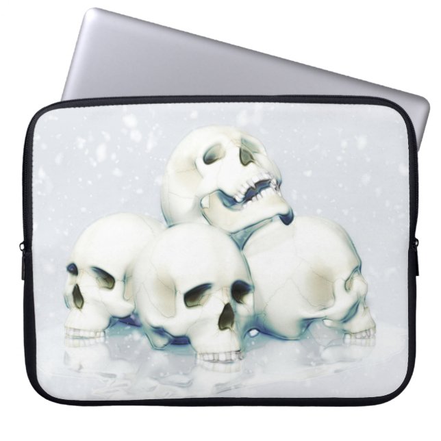 Funda Para Portátil Skulls in the snow  (Frente)