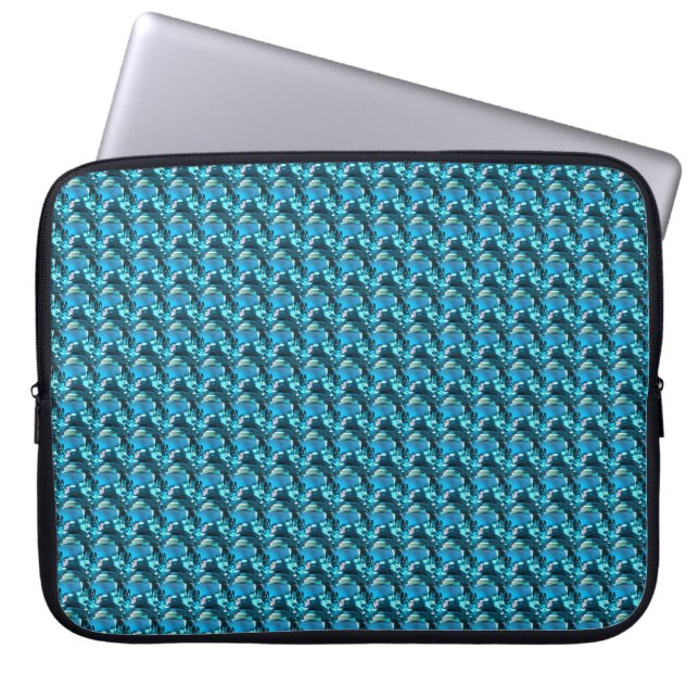 Funda Para Portátil Sky Blue Topaz Cushion Gemstone (Frente)