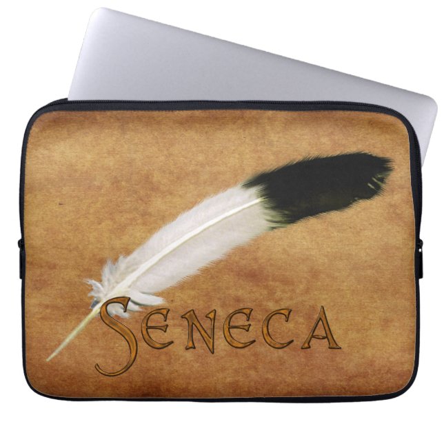 Funda Para Portátil Sleed de portátil SenECA nativo americano (Frente)