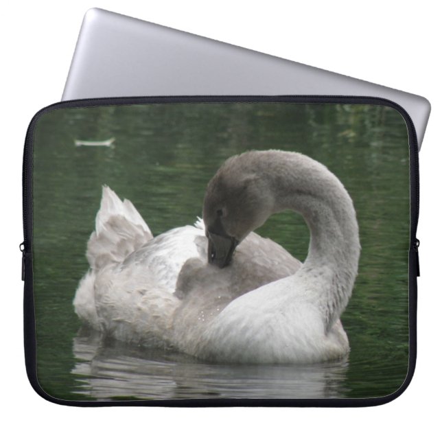 Funda Para Portátil Sleepy Swan Laptop Sleeve (Frente)