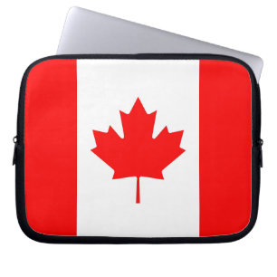 Funda Para Portátil Sleeve portátil con bandera canadiense