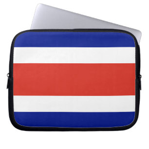 Funda Para Portátil Sleeve portátil con bandera de Costa Rica