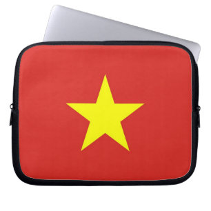 Funda Para Portátil Sleeve portátil con bandera de Vietnam