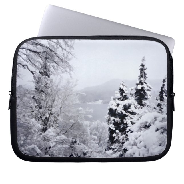 Funda Para Portátil Sleeve portátil del lago Nojiri (Frente)