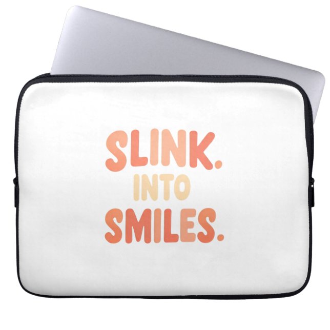 Funda Para Portátil Slink dentro de las sonrisas (Frente)
