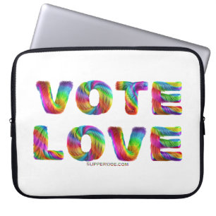 Funda Para Portátil SlipperyJoe voto amor igualdad pelaje de colores d