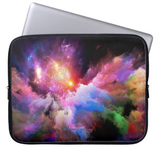 Funda Para Portátil SlipperyJoe's cloud artwork abstract vibrant surre