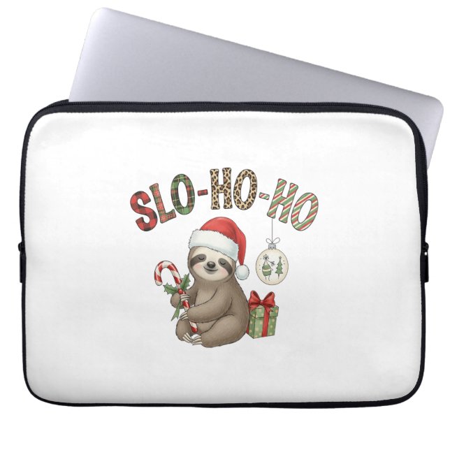 Funda Para Portátil Slo Ho Ho Xmas Sloth (Frente)